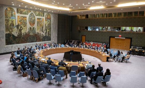 الاجتماع الأول لمجلس الأمن الدولي حول التعاون بين الأمم المتحدة ومجلس التعاون لدول الخليج العربية.